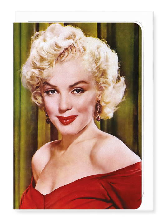 Ezen - Monroe in an evening gown (1952) - Greeting Card - Front
