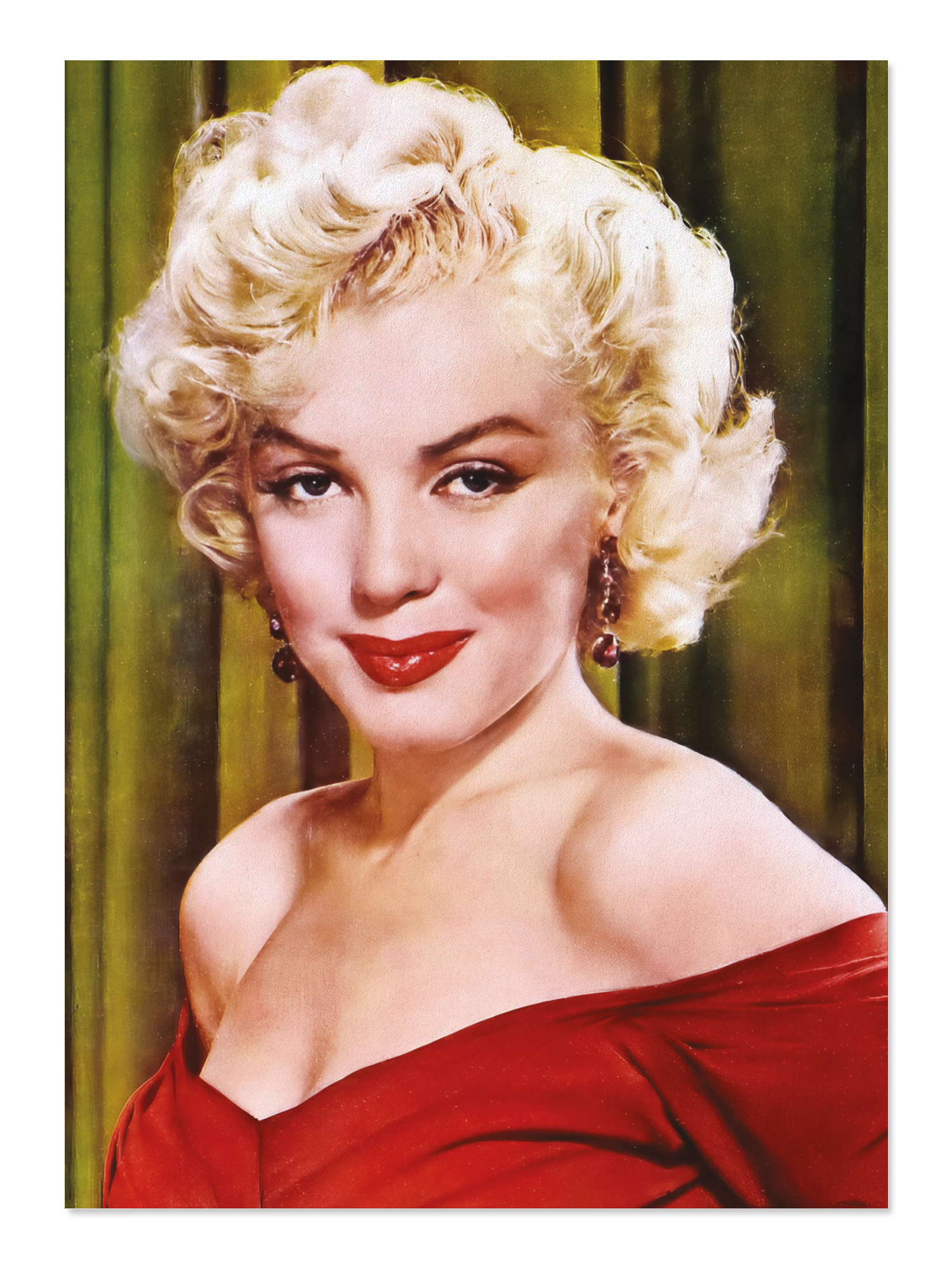 Ezen - Monroe in an evening gown (1952) - Postcard - Front