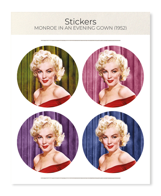 Ezen - Monroe in an evening gown (1952) - Sticker Set