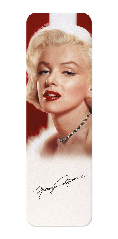 Ezen - Monroe in white fur stole (1953) - Bookmark - Front