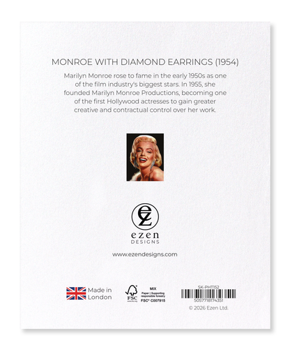 Ezen - Monroe with diamond earrings (1954) - Sticker Set