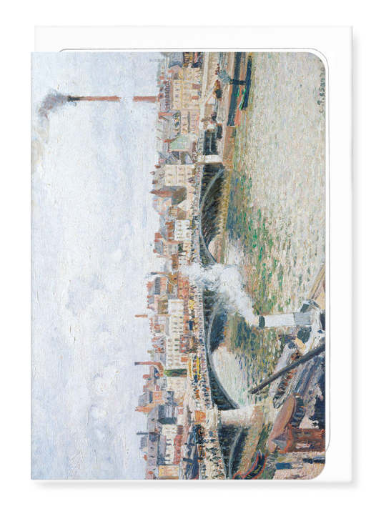 Ezen - Morning, An overcast Day, Rouen (1896) - Greeting Card - Front
