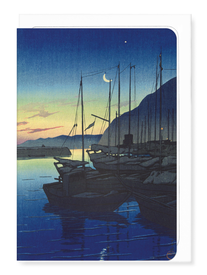Ezen - Morning in beppu - Greeting Card - Front