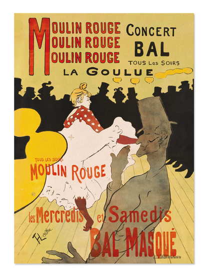 Ezen - Moulin Rouge - La Goulue (1891) - Postcard - Front