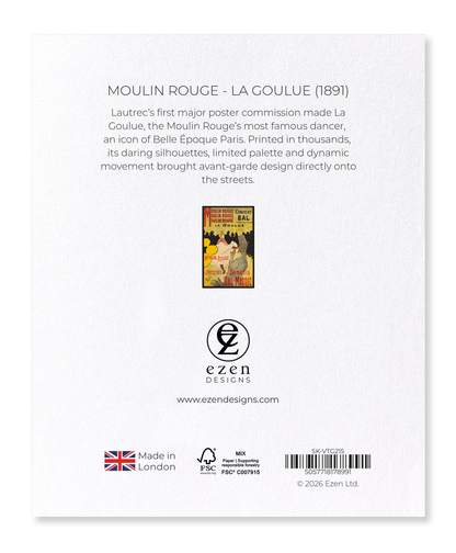 Ezen - Moulin Rouge - La Goulue (1891) - Sticker Set