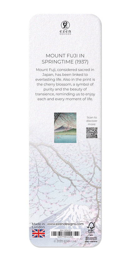 Ezen - Mount fuji in springtime (1937) - Bookmark - Back