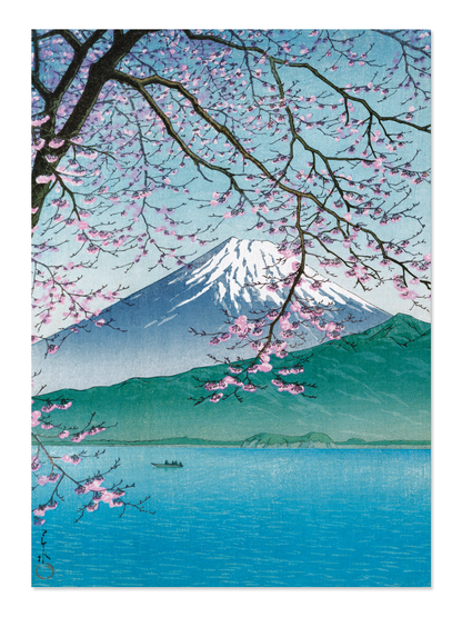 Ezen - Mount fuji in springtime (1937) - Postcard - Front