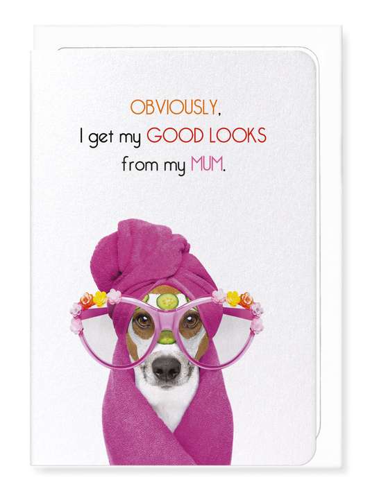 Ezen - Mum's good looks - Greeting Card - Front