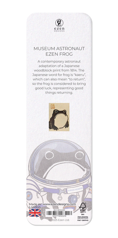 Ezen - Museum Astronaut Ezen Frog - Bookmark - Back