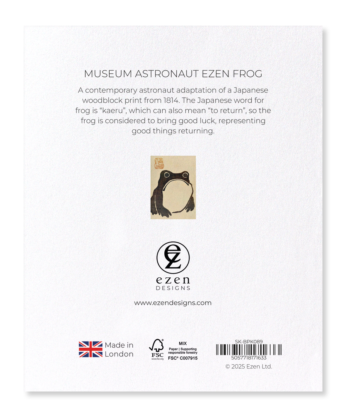 Ezen - Museum Astronaut Ezen Frog - Sticker Set