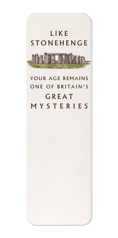 Ezen - Mystery of Stonehenge - Bookmark - Front