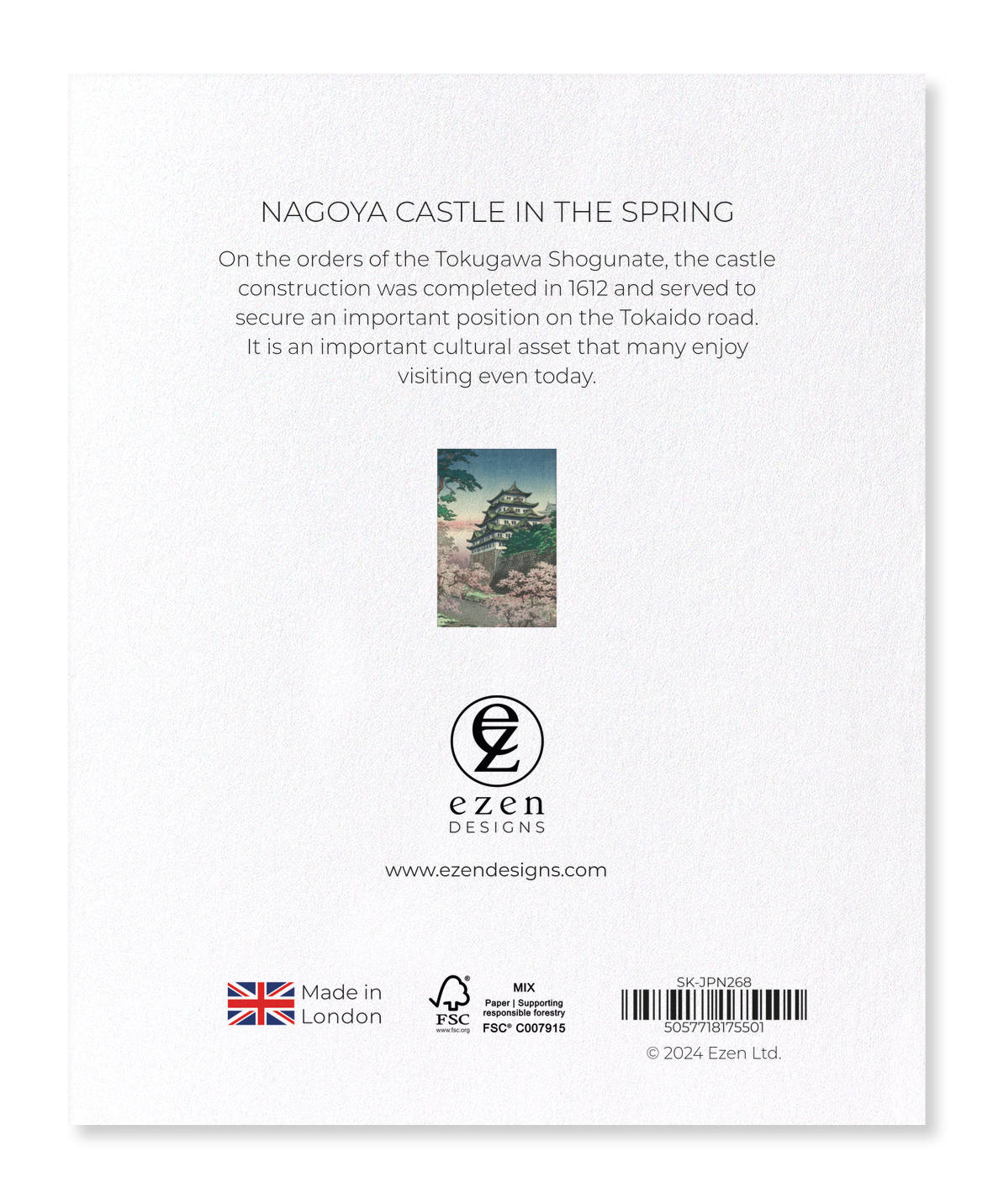 Ezen - Nagoya castle in the spring - Sticker Set