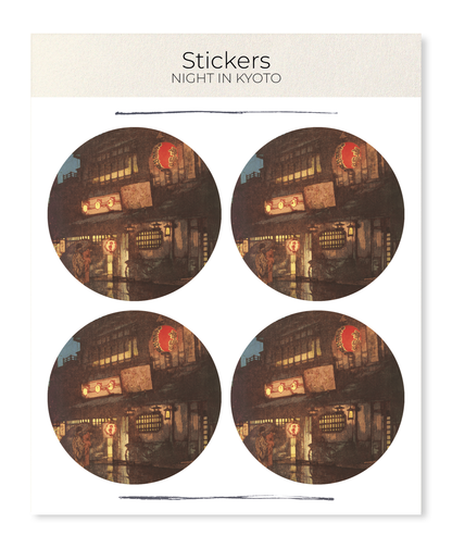 Ezen - Night in Kyoto - Sticker Set