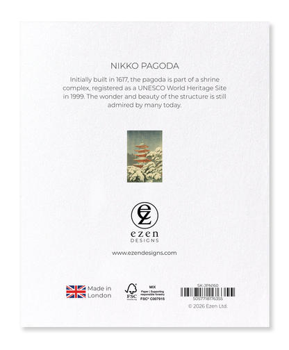 Ezen - Nikko pagoda - Sticker Set