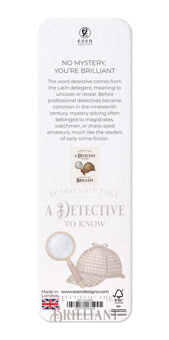 Ezen - No Mystery, You’re Brilliant - Bookmark - Back