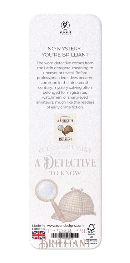 Ezen - No Mystery, You’re Brilliant - Bookmark - Back