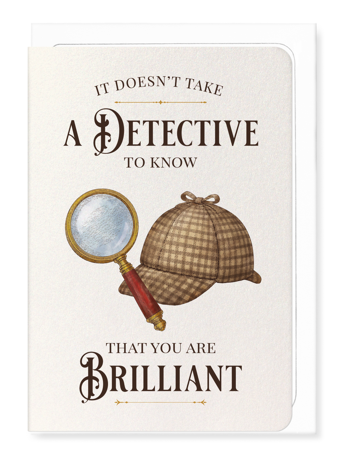 Ezen - No Mystery, You’re Brilliant - Greeting Card - Front