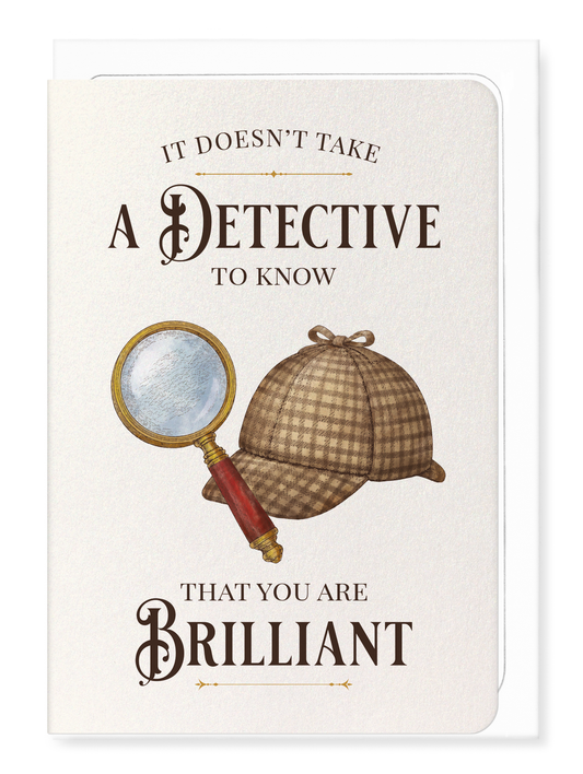 Ezen - No Mystery, You’re Brilliant - Greeting Card - Front