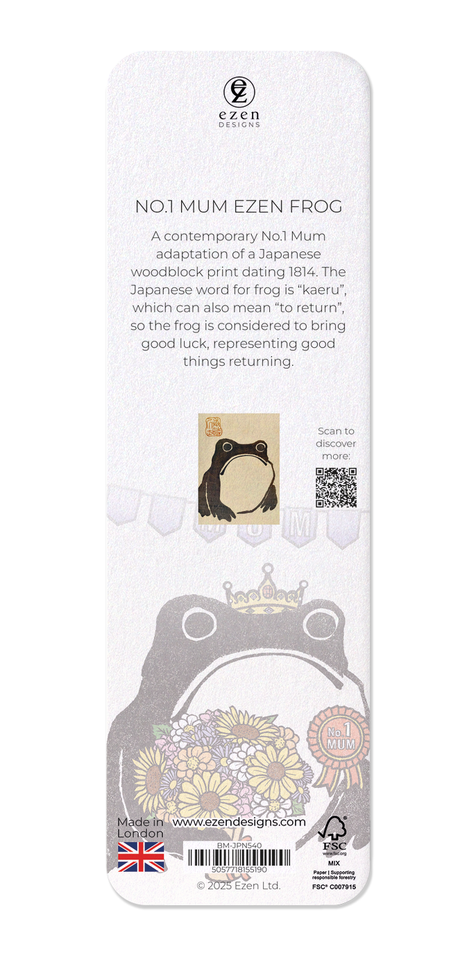 Ezen - No.1 Mum Ezen Frog - Bookmark - Back