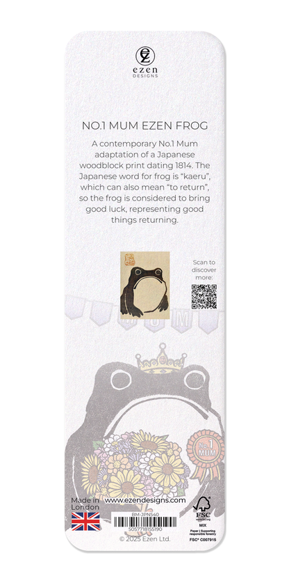 Ezen - No.1 Mum Ezen Frog - Bookmark - Back