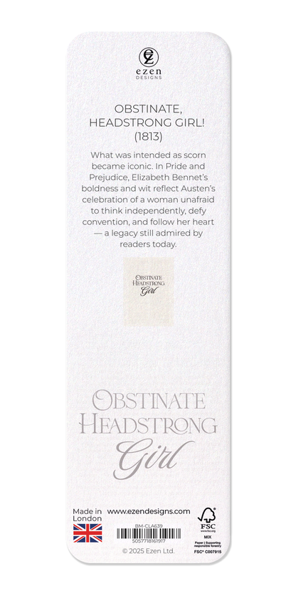 Ezen - Obstinate, headstrong girl!  (1813) - Bookmark - Back