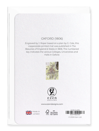 Ezen - Oxford (1806) - Greeting Card - Back