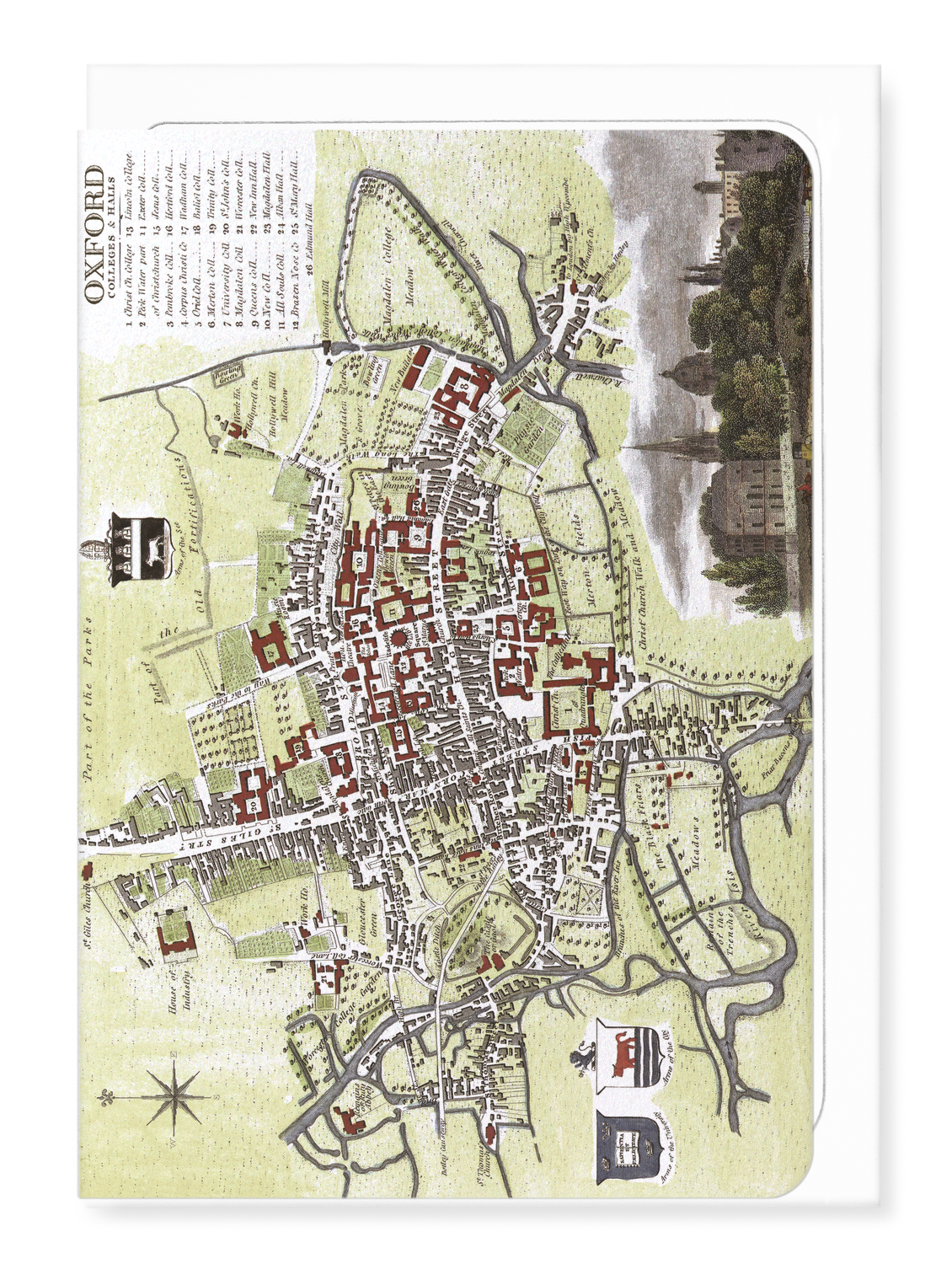 Ezen - Oxford (1806) - Greeting Card - Front
