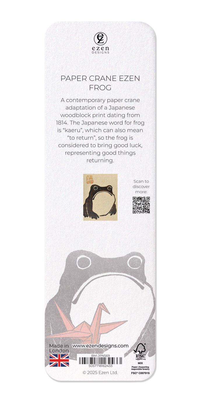 Ezen - Paper crane ezen frog - Bookmark - Back