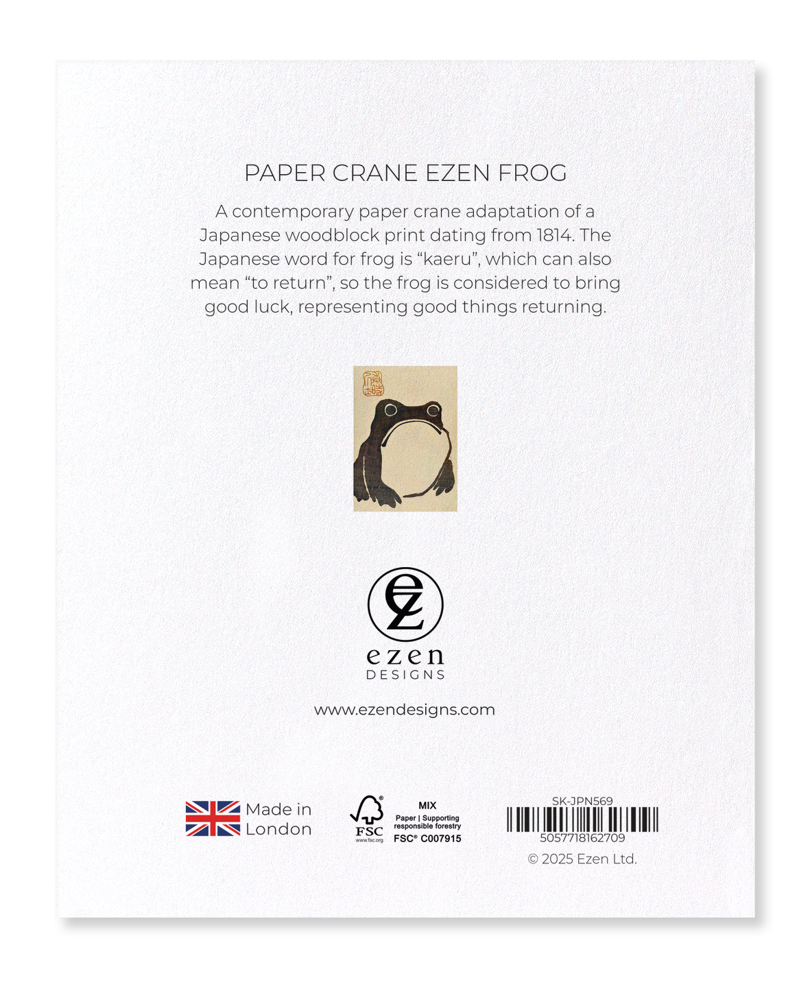 Ezen - Paper crane ezen frog - Sticker Set