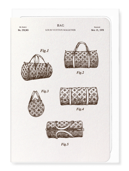 Ezen - Patent of bag (1978) - Greeting Card - Front