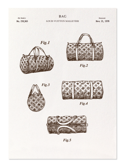 Ezen - Patent of bag (1978) - Postcard - Front