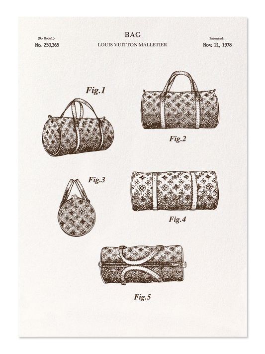 Ezen - Patent of bag (1978) - Postcard - Front