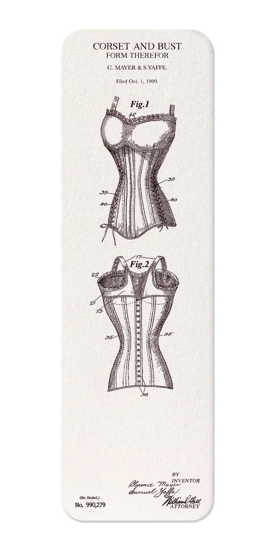 Ezen - Patent of corset and bust (1911) - Bookmark - Front