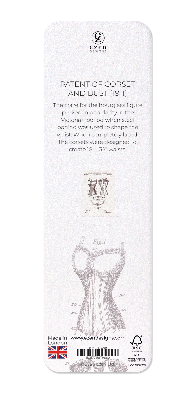 Ezen - Patent of corset and bust (1911) - Bookmark - Back