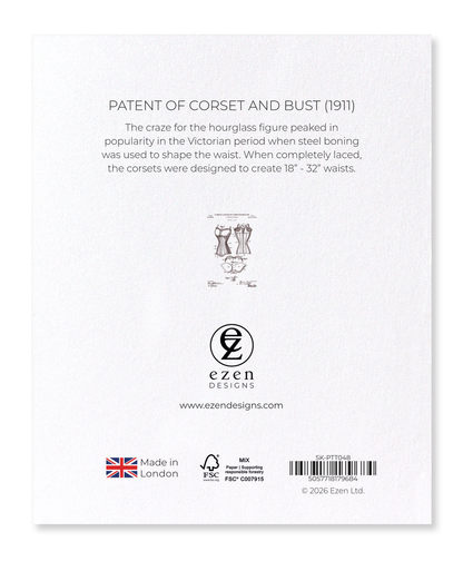 Ezen - Patent of corset and bust (1911) - Sticker Set