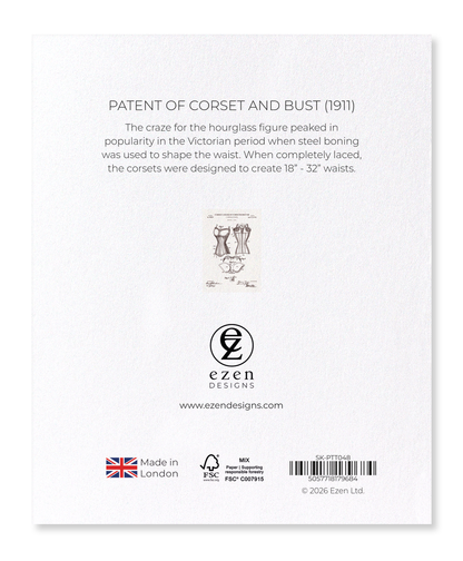 Ezen - Patent of corset and bust (1911) - Sticker Set