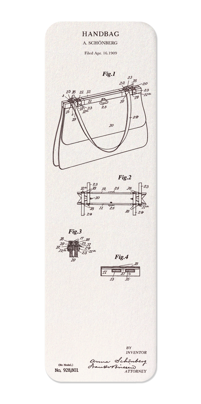 Ezen - Patent of handbag (1909) - Bookmark - Front