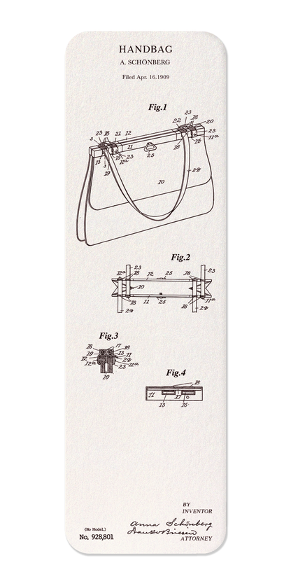 Ezen - Patent of handbag (1909) - Bookmark - Front