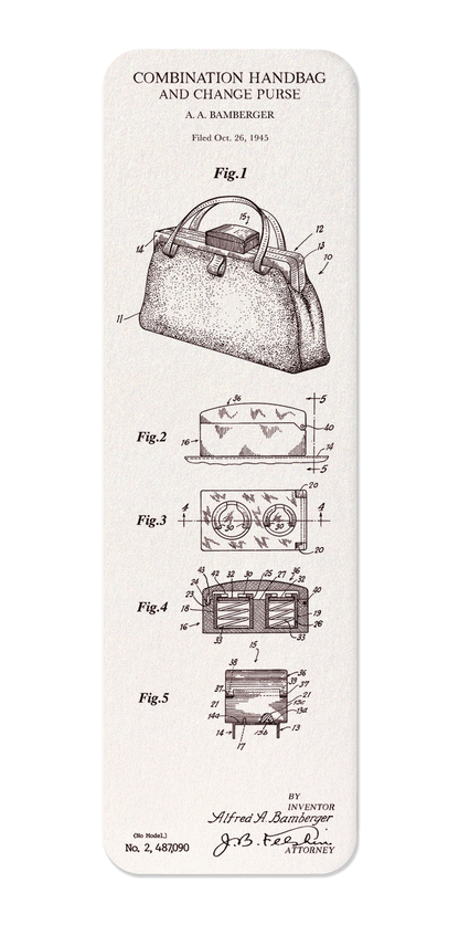 Ezen - Patent of handbag (1949) - Bookmark - Front