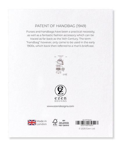 Ezen - Patent of handbag (1949) - Sticker Set