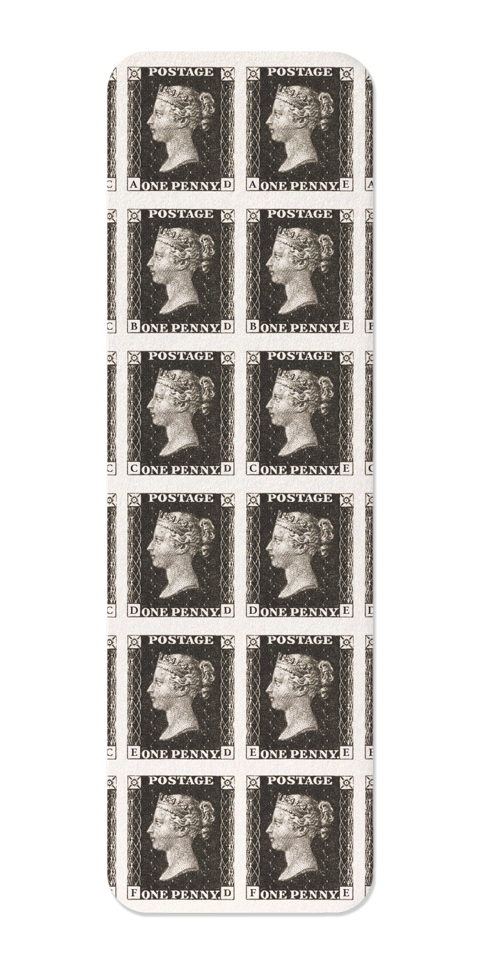 Ezen - Penny black (1840) - Bookmark - Front