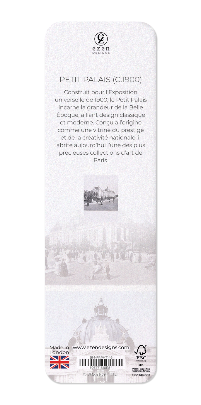 Ezen - Petit Palais (c.1900) - Bookmark - Back