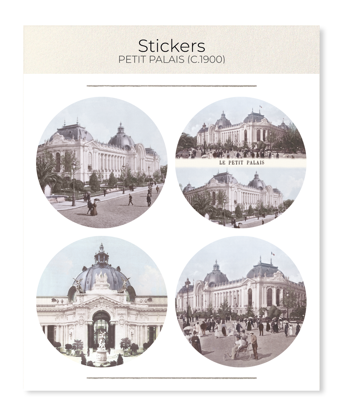 Ezen - Petit Palais (c.1900) - Sticker Set