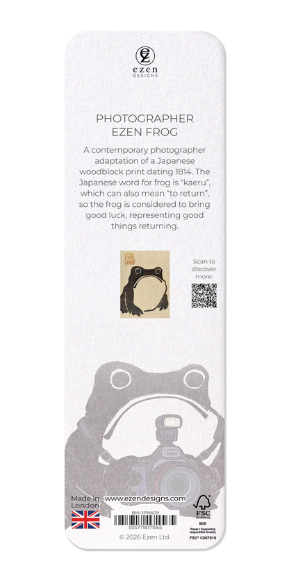 Ezen - Photographer Ezen Frog - Bookmark - Back