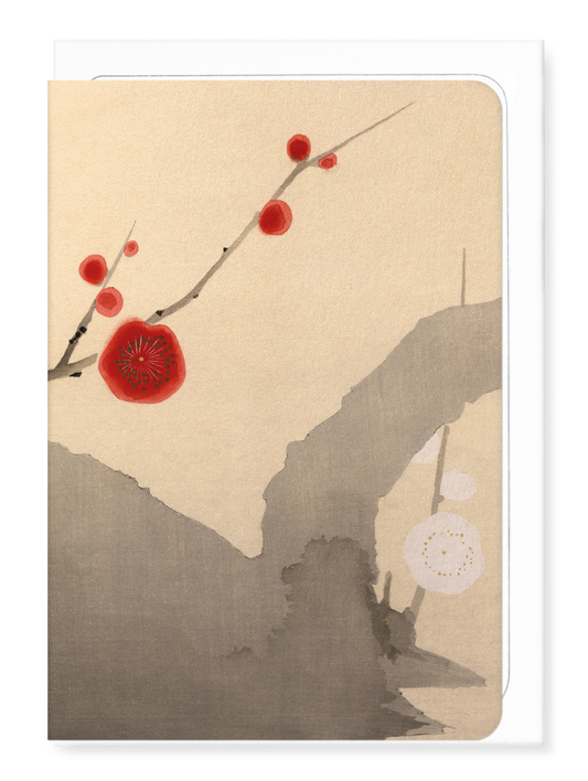 Ezen - Plum blossom flowers - Greeting Card - Front