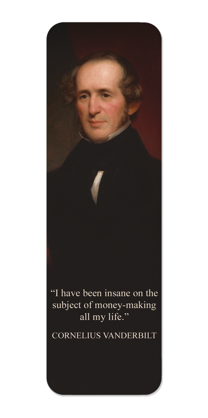 Ezen - Portrait of Cornelius Vanderbilt (1846) - Bookmark - Front