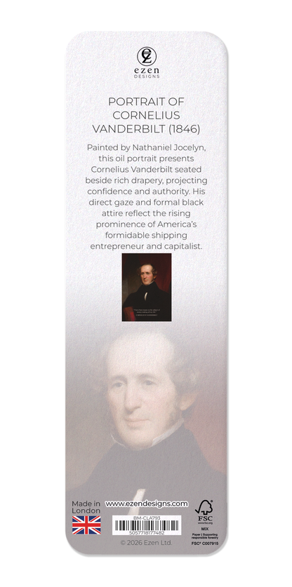 Ezen - Portrait of Cornelius Vanderbilt (1846) - Bookmark - Back