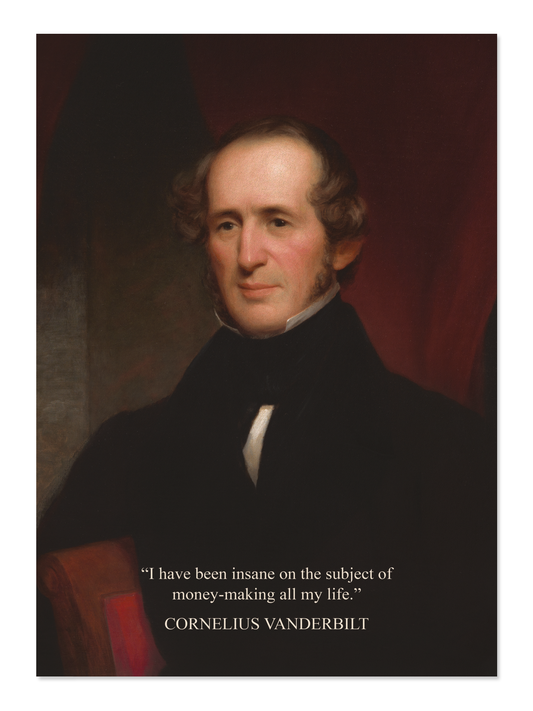 Ezen - Portrait of Cornelius Vanderbilt (1846) - Postcard - Front