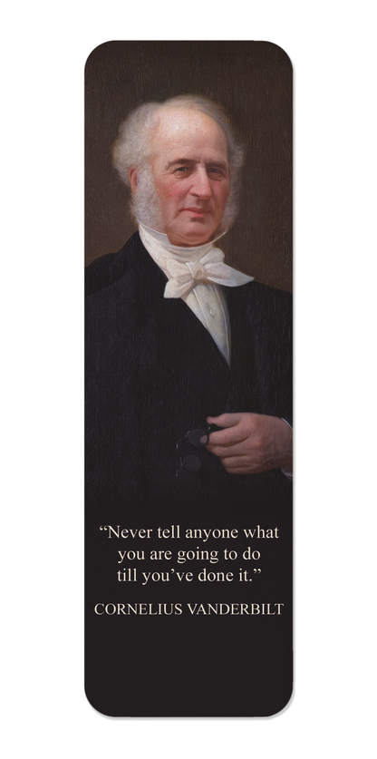 Ezen - Portrait of Cornelius Vanderbilt (1879) - Bookmark - Front