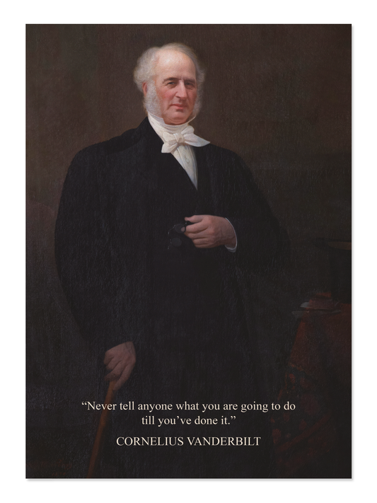 Ezen - Portrait of Cornelius Vanderbilt (1879) - Postcard - Front